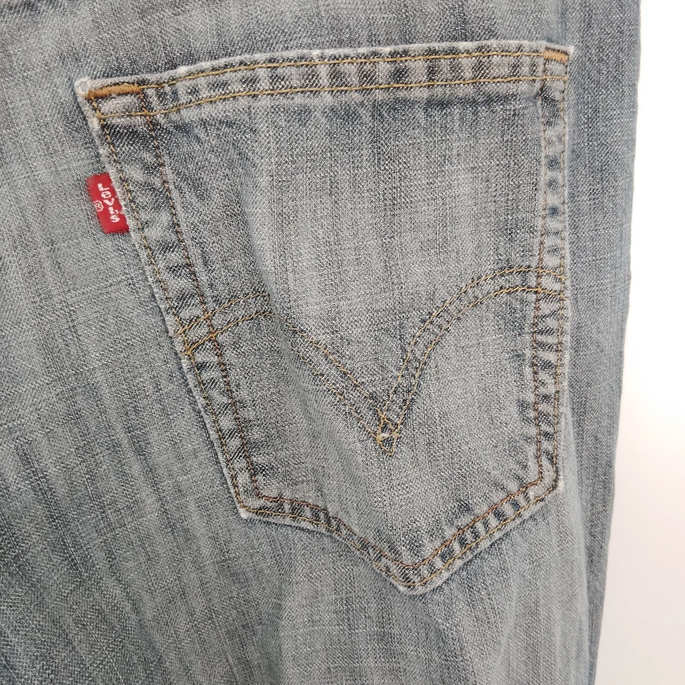 Levi's 514 Slim Straight Denim Blue Jeans Sz 34‎